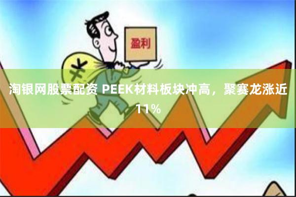 淘银网股票配资 PEEK材料板块冲高，聚赛龙涨近11%